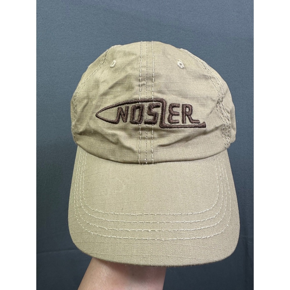 Nosler Bullets Logo Hat Tan Ripstop Adjustable Baseball‎ Cap Freeform Caps Men's